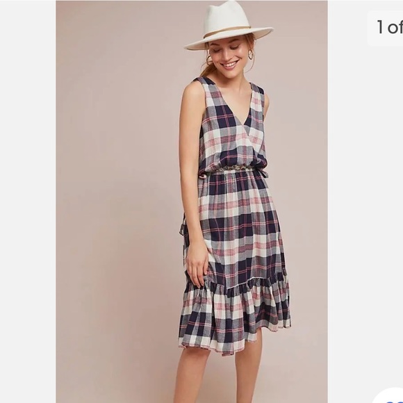 Anthropologie Isabella Sinclair plaid dress - Picture 11 of 11